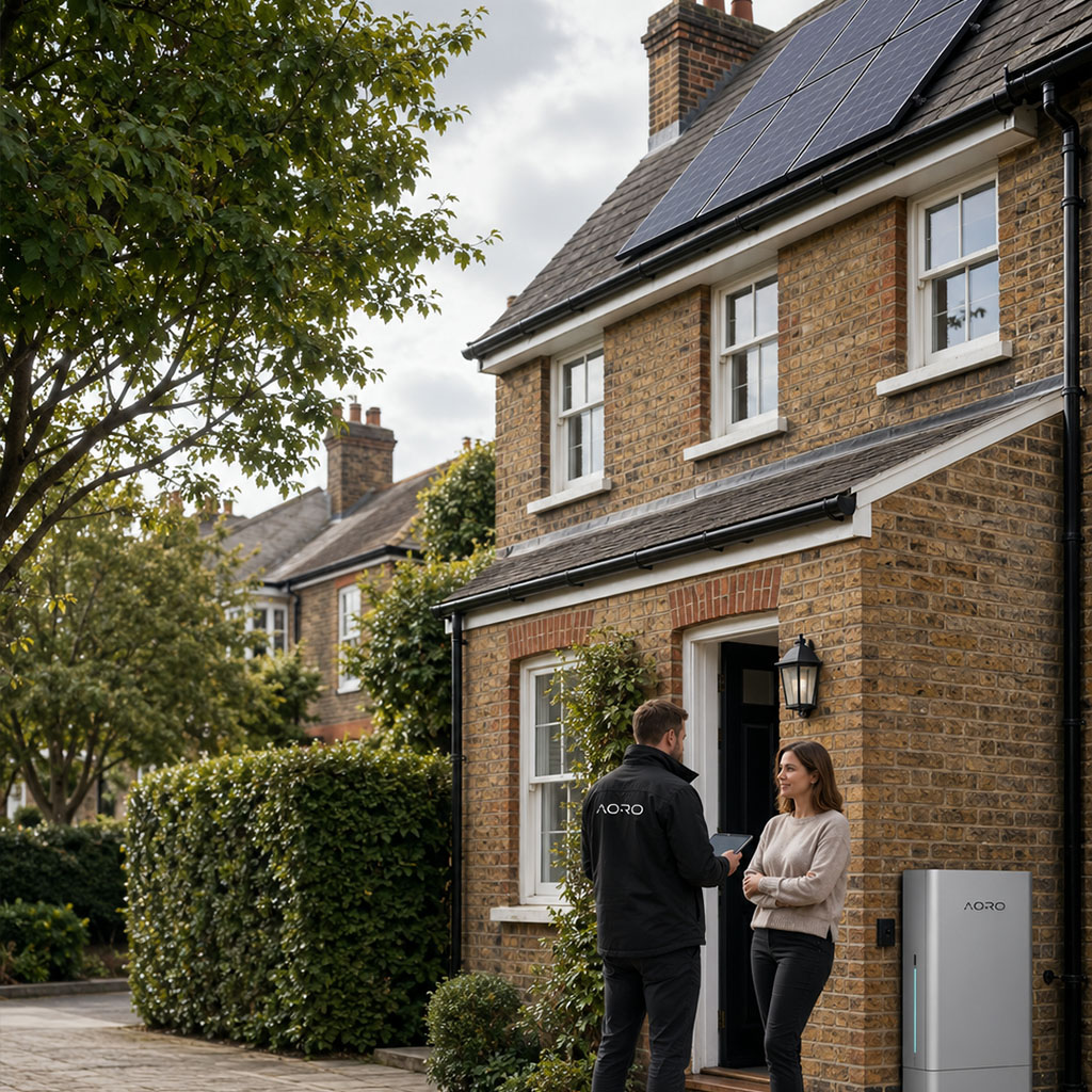 Solar and battery home energy system